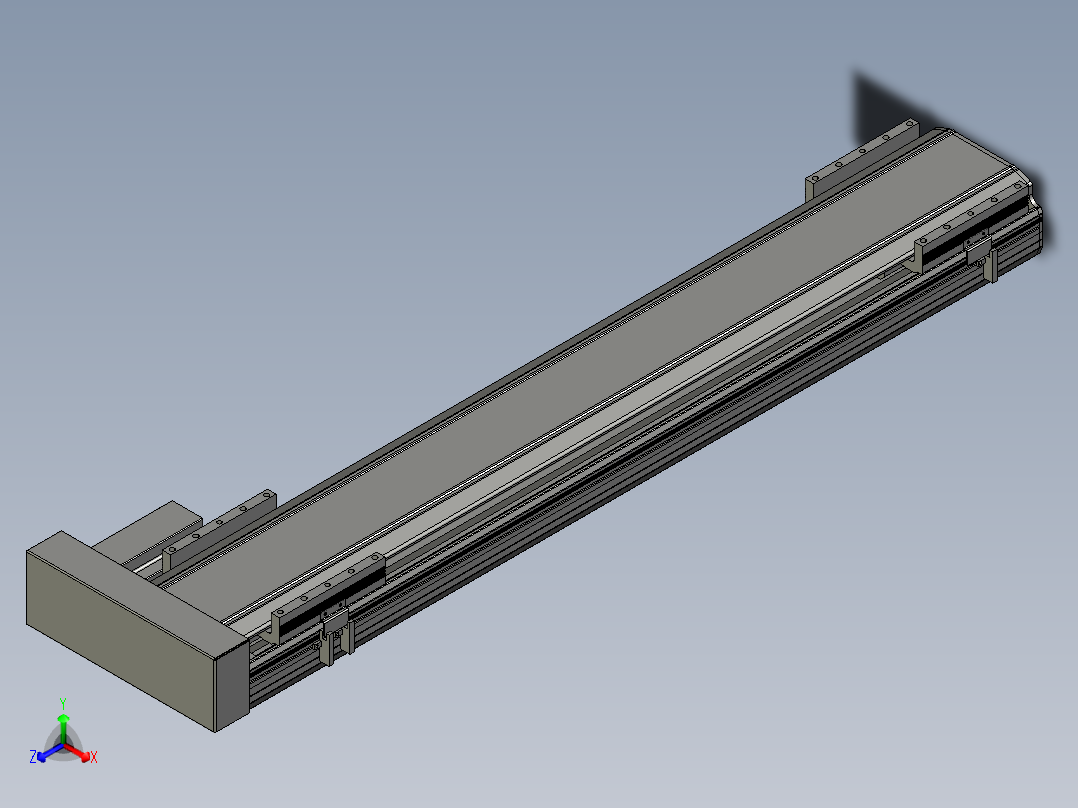 直线模组LHA170-S900-R设计图纸