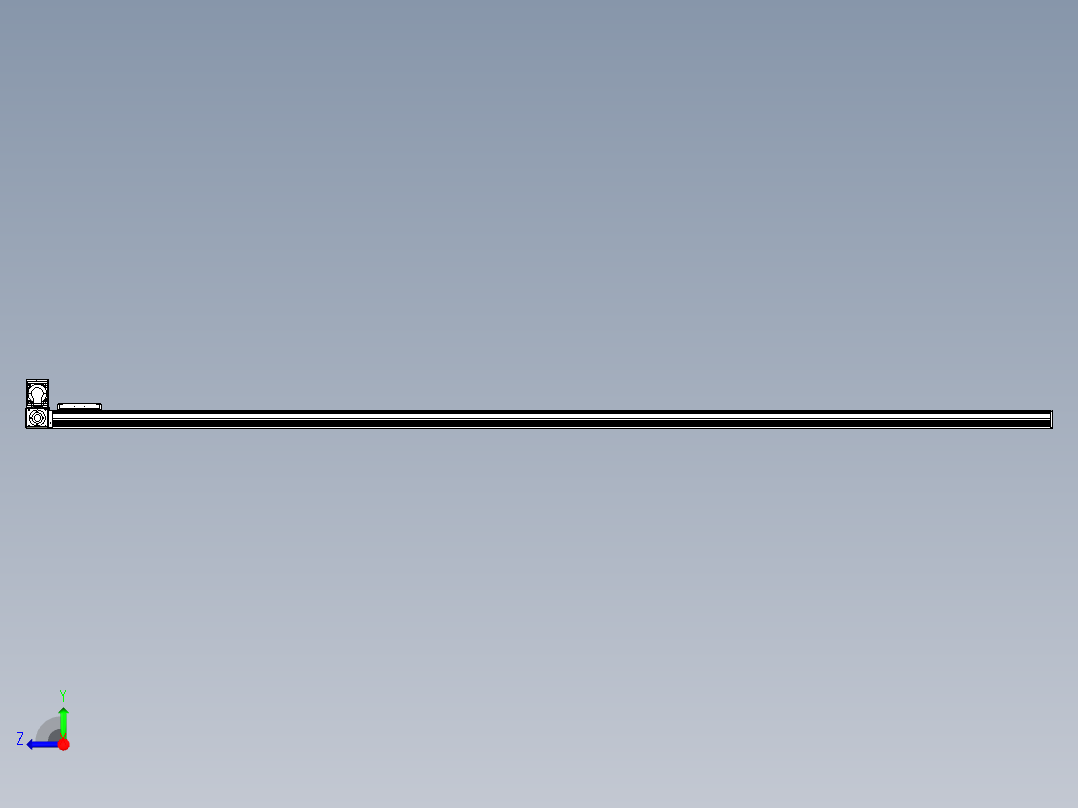 同步带全封闭直线模组TPA-HCB-105D-90-L2800-LU-Y-P20-N3右视图