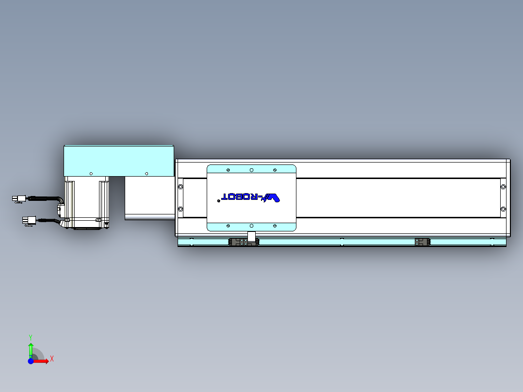 威洛博VBC同步带传动一无尘环境VBC14-L45-S300-BR-ZP75-C3前视图