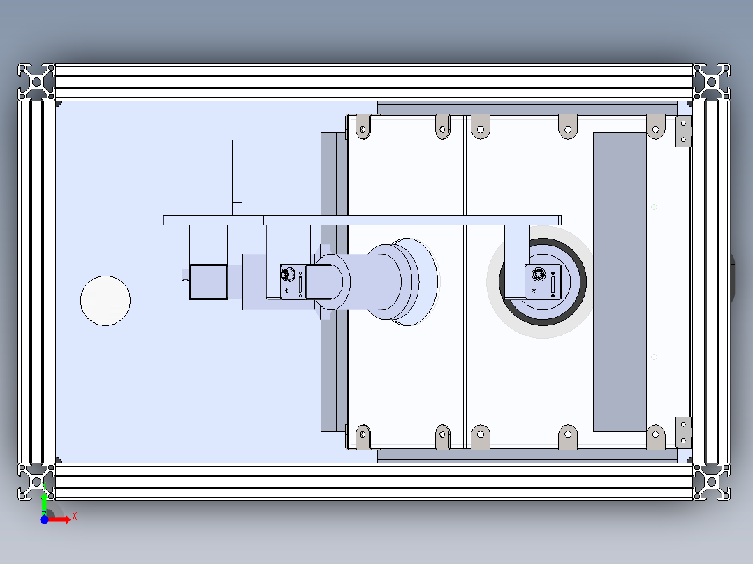 桌面小型数据采集台 旋转测试台sw18可编辑前视图
