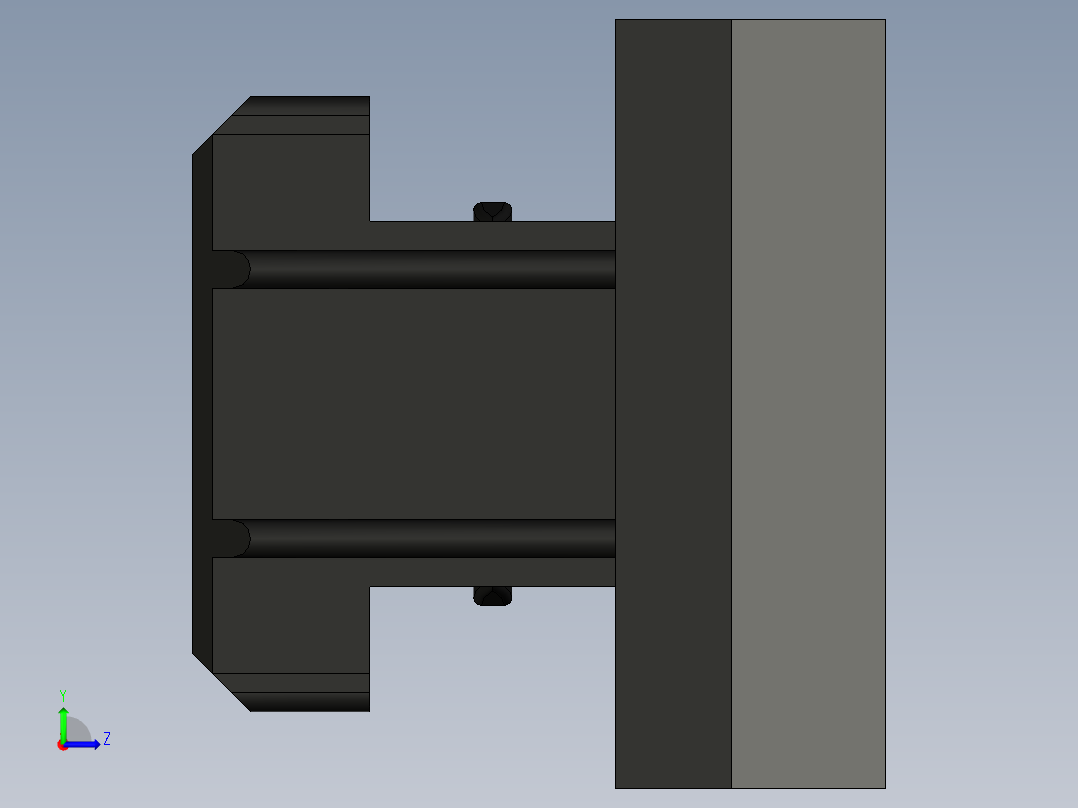 型材-BR RACK ELEMENT 3842501578左视图