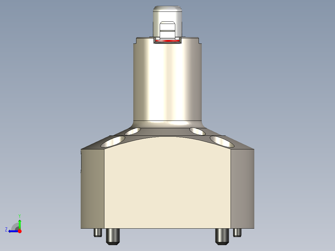 KOSMEKSFA2000-G0A-110-H70多系列多零件图纸模型多系列多零件图纸模型右视图