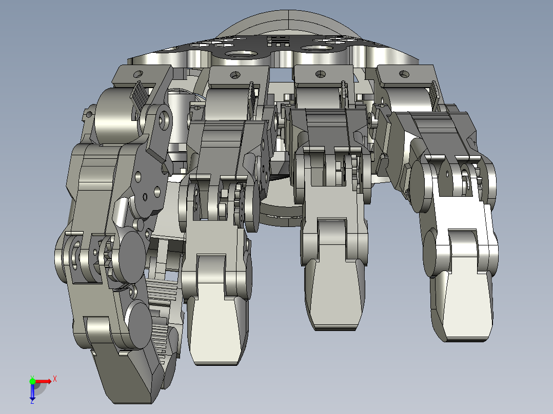 仿生机械手 (49)俯视图