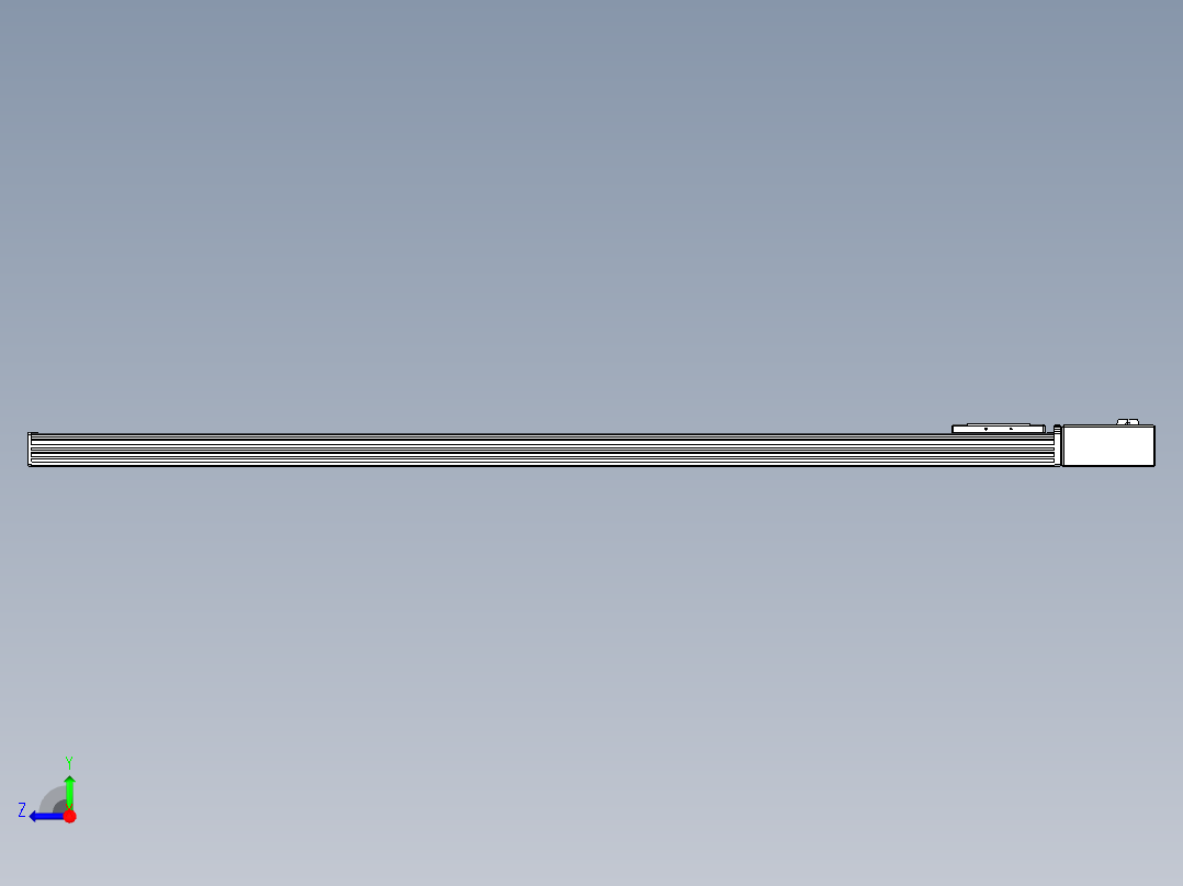 同步带全封闭直线模组TPA-HCB-110D-90-L1450-ML-C-P40-N3右视图