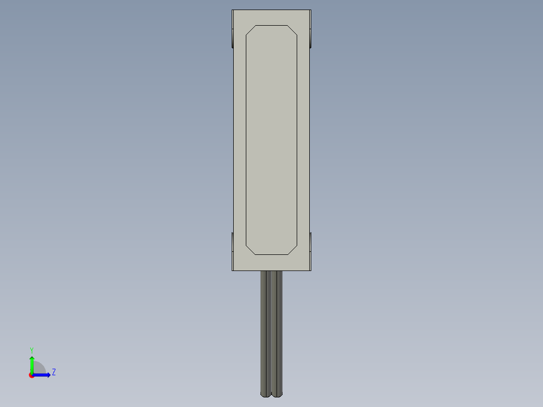 基恩士LV-H300R_kc图纸模型左视图