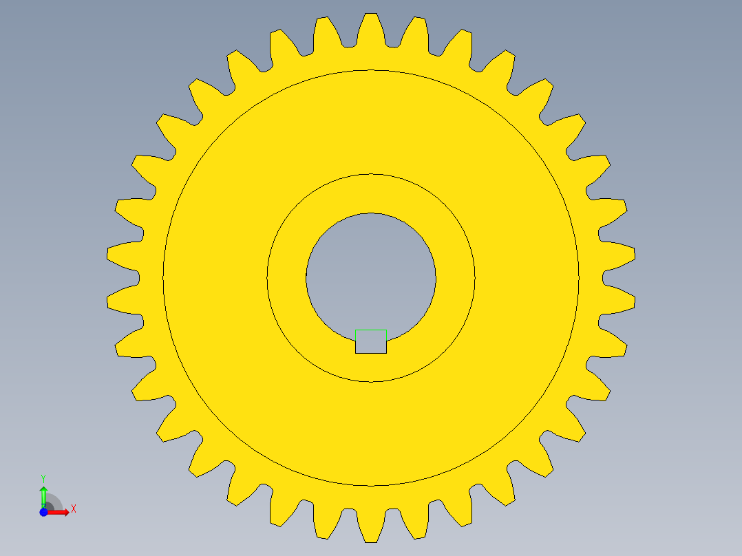 P125-北汽新能源EV160汽车行星齿轮式动力换挡变速箱设计及三维UG【变速器】前视图