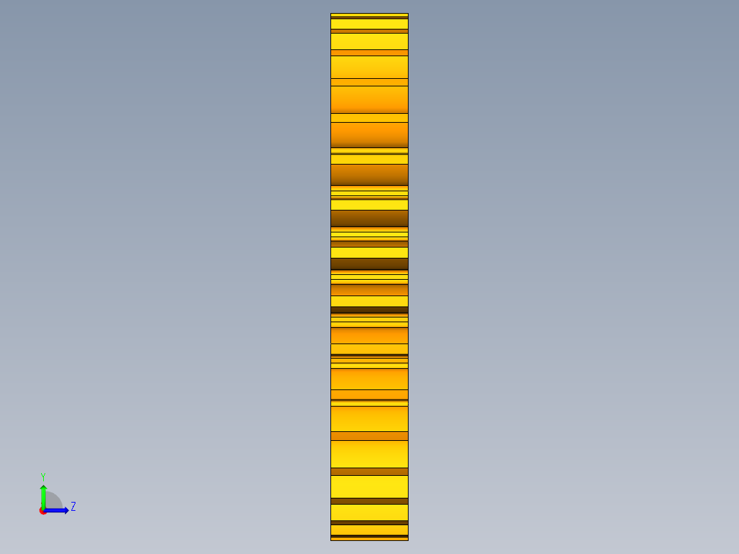 P125-北汽新能源EV160汽车行星齿轮式动力换挡变速箱设计及三维UG【变速器】左视图