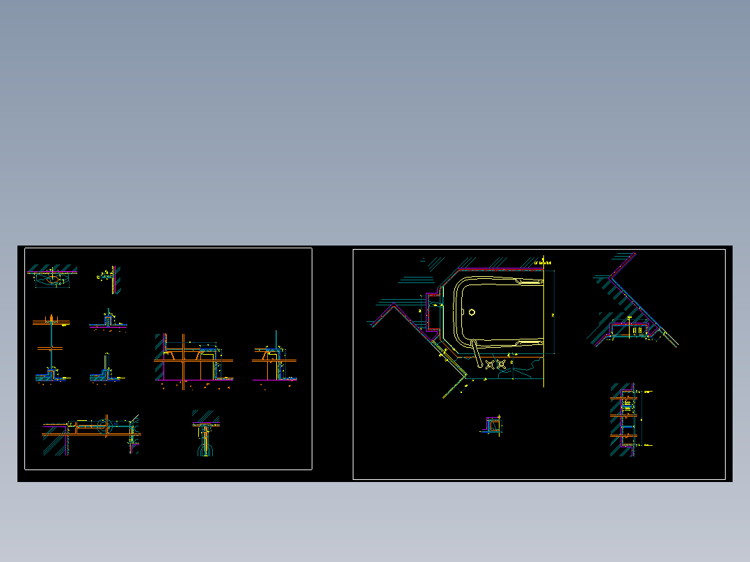 5、HBA-上海红塔大酒店客房施工图及楼层平面天花图
