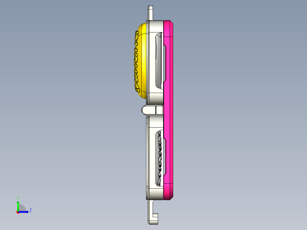 蛋糕模具总装120左视图