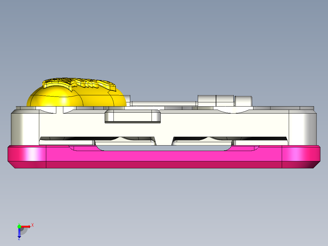 蛋糕模具总装120俯视图
