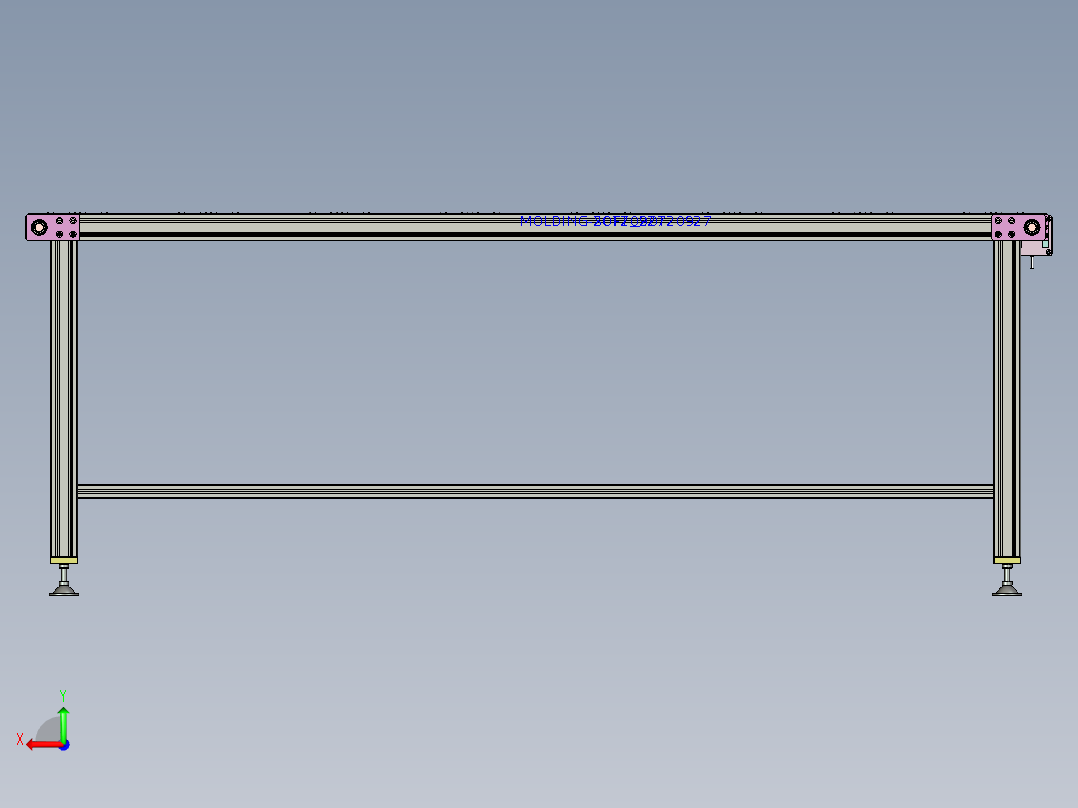 苹果按键评估测试设备 3D模型 非标自动化设备3D图纸3D模型后视图