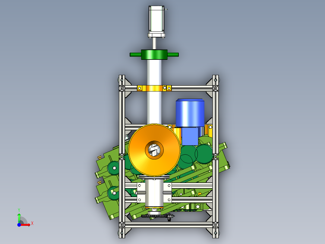 环模制粒机step前视图