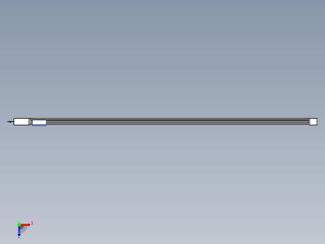 威洛博LB.GB同步带传动--欧规系列GB8-L96-S3400-BR-P75俯视图