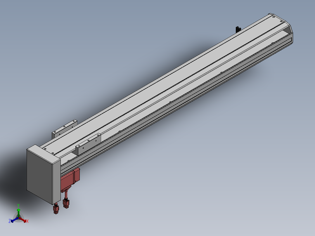 精密模组MY120-T10-700L-BM-P20B-C4-C正等轴测图