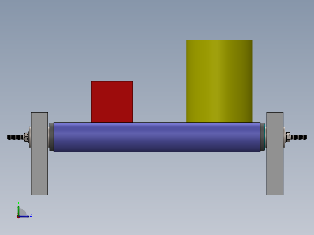皮带输送机 (90)左视图
