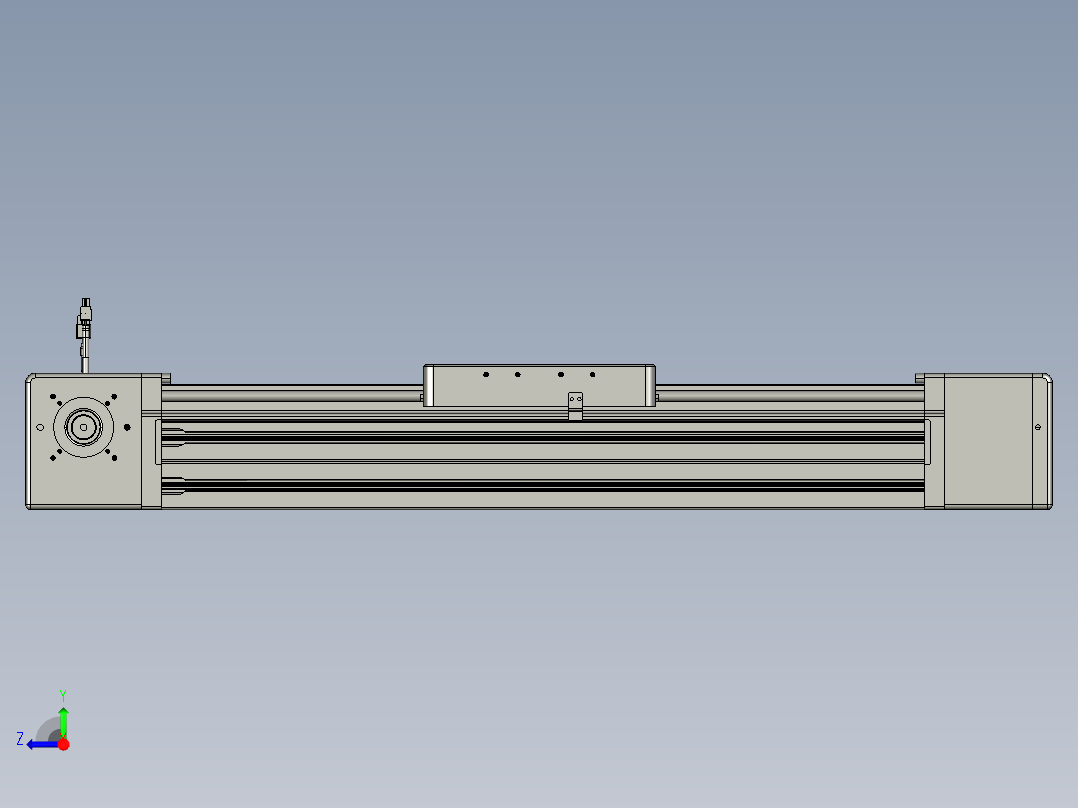 威洛博直线电机模组EB20-L224-S500-R-ZP75-MS3-5K右视图