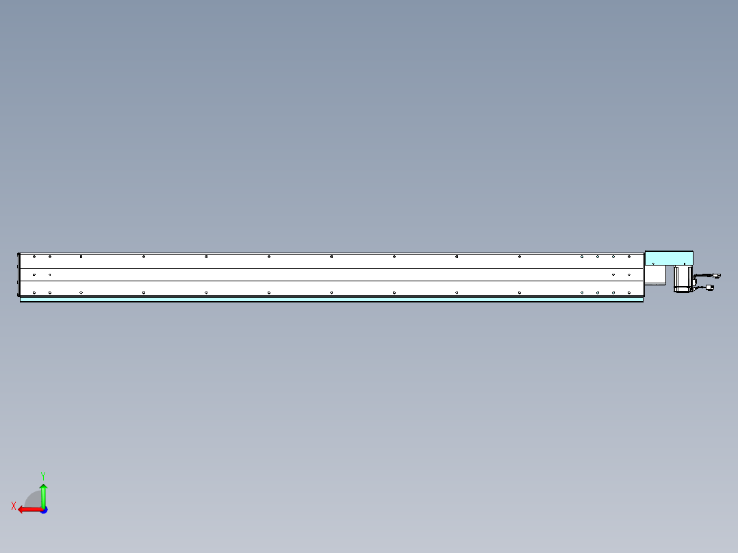 威洛博VBF同步带传动一般环境VBF14-L45-S1700-BR-ZP40-C3后视图