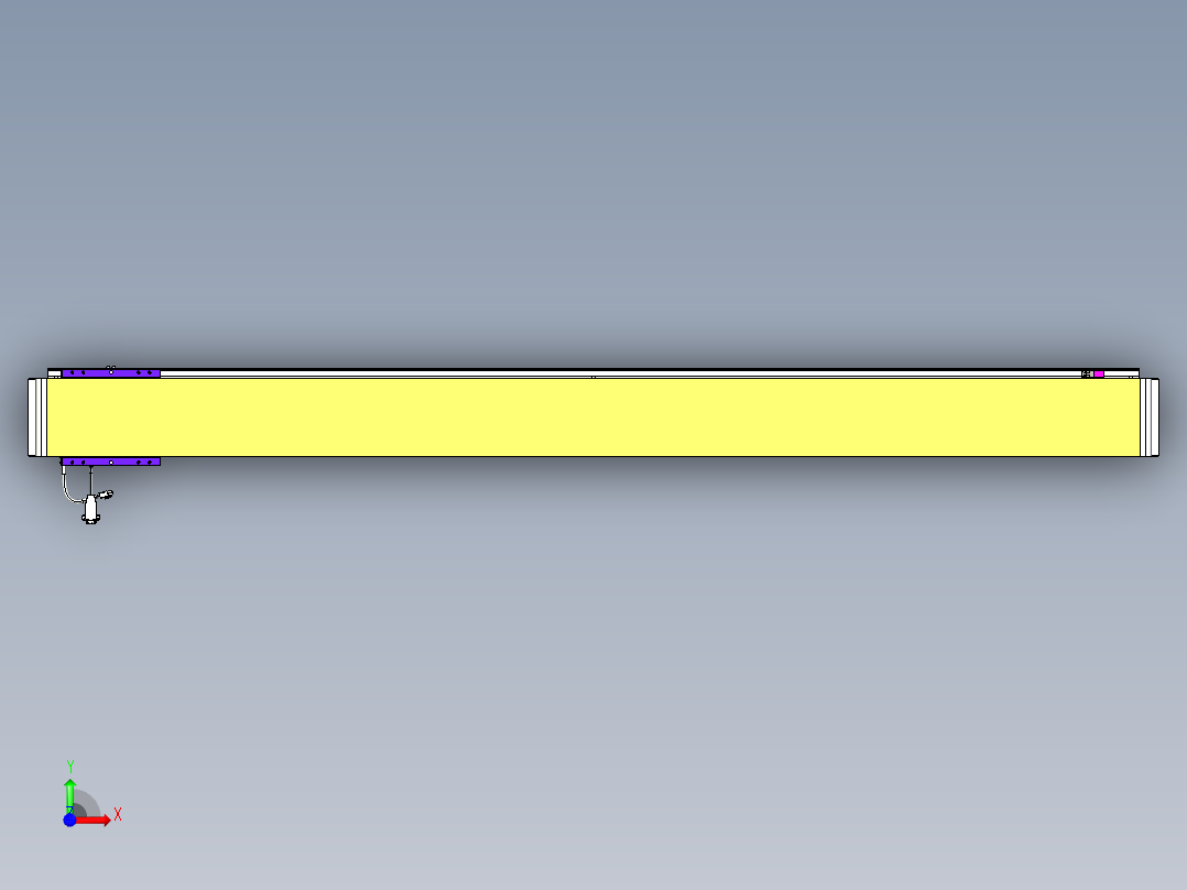 威洛博VL系列3d模型模组VL14S2Y-S1750前视图