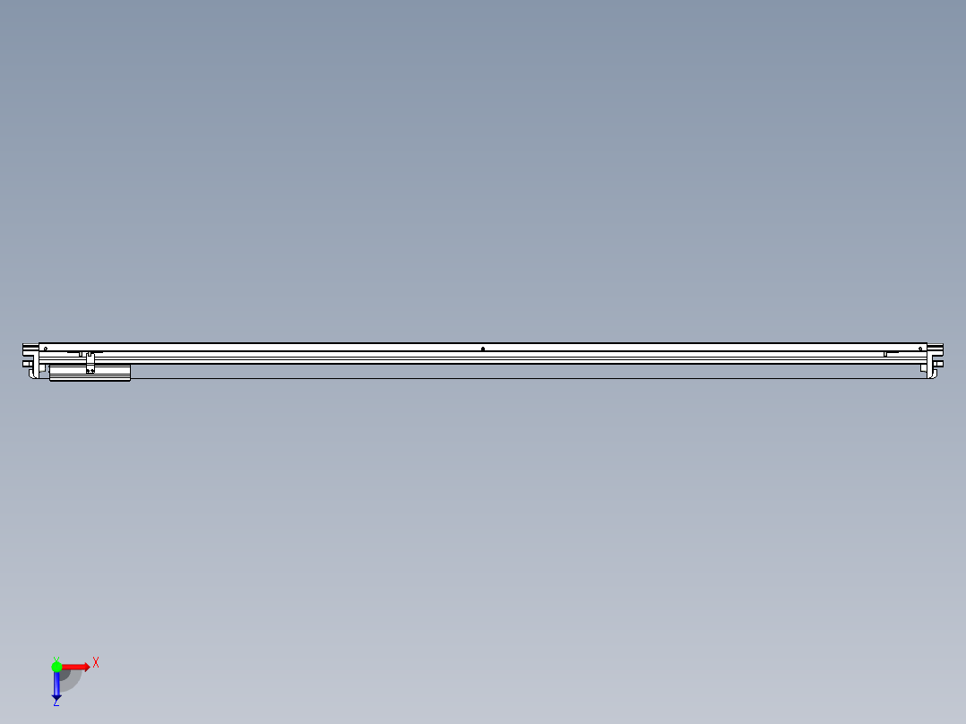威洛博VL系列3d模型模组VL14S2Y-S1750俯视图