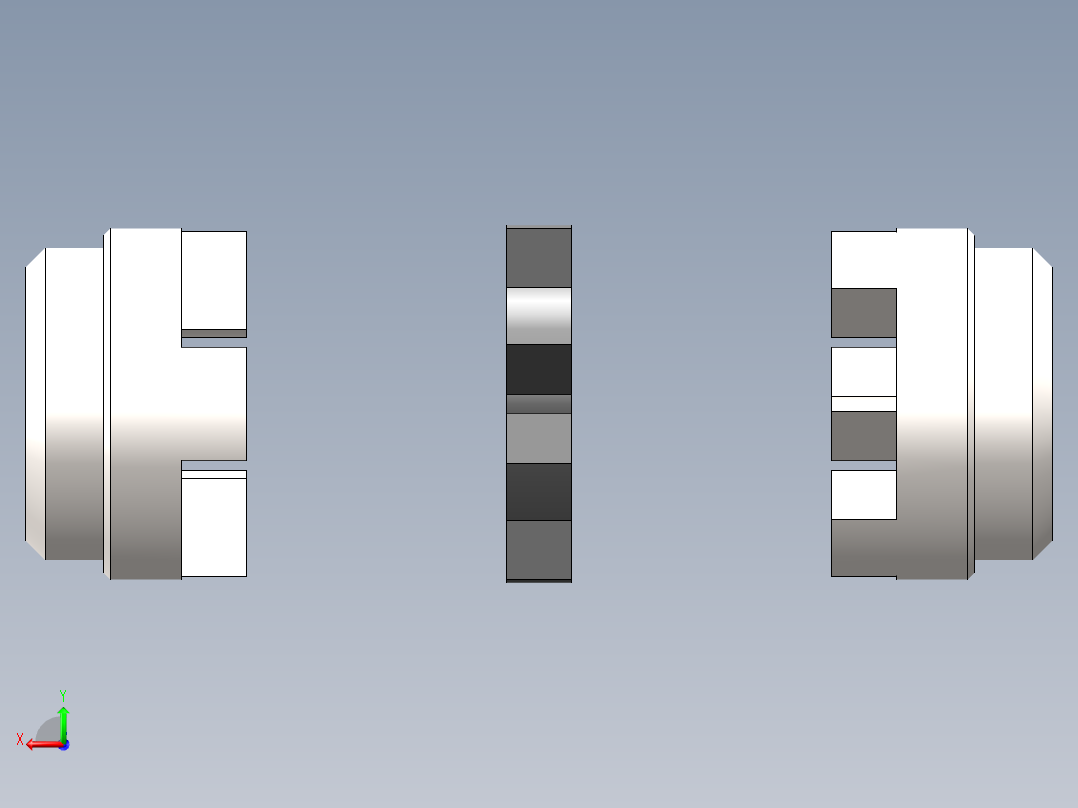 联轴器 (22)后视图