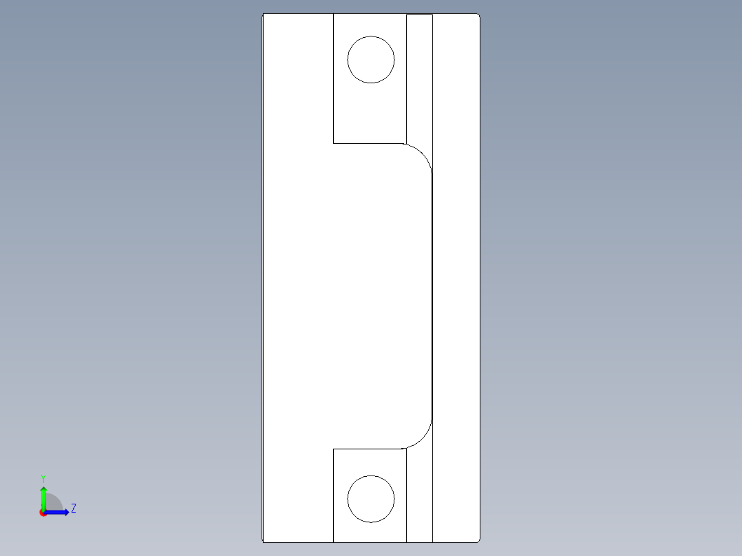 电脑数码接头 (1)左视图