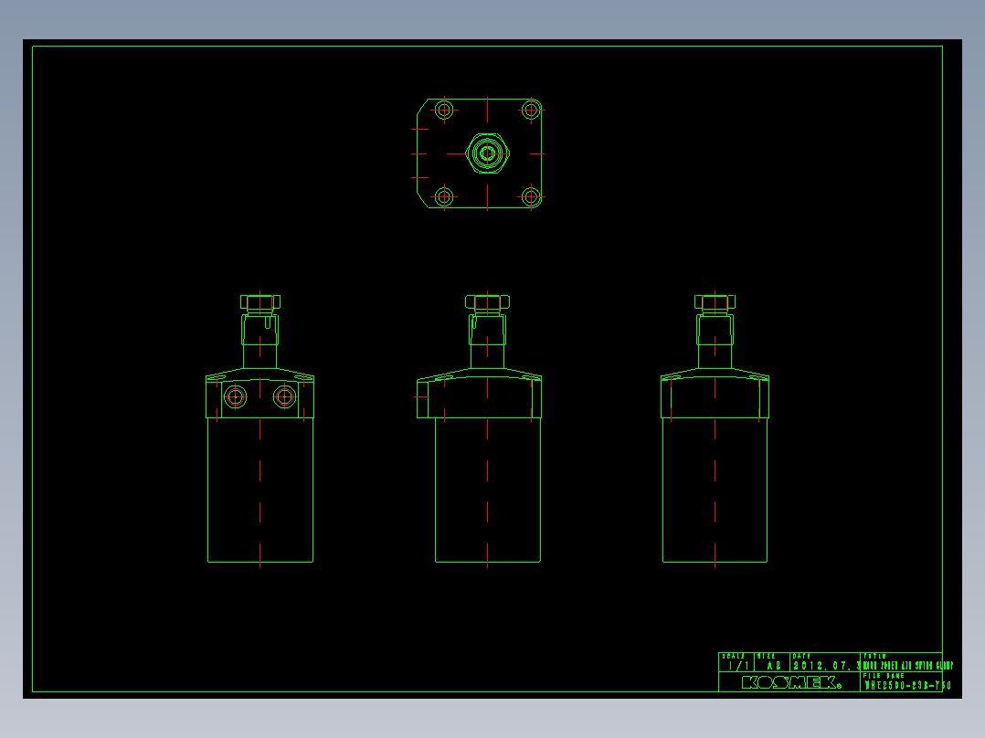 KOSMEKWHE2500-2SR-Y30多系列多零件图纸模型多系列多零件图纸模型