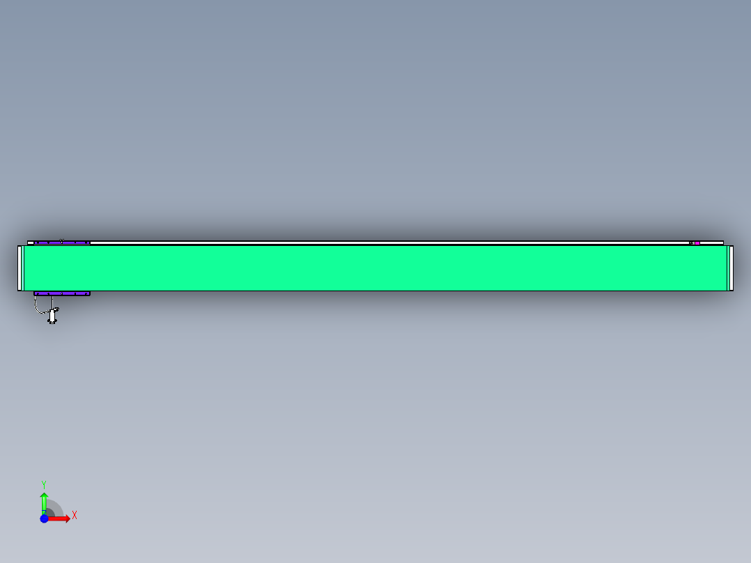 威洛博VL系列直线电机模组-VL17E3-S2350前视图