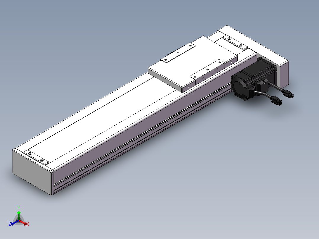 精密模组MC140-L05-400-BR-M200-C4正等轴测图