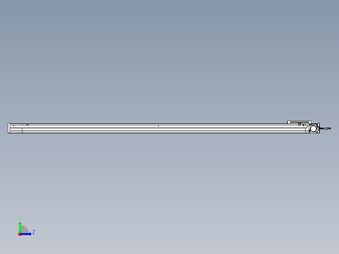 威洛博LB.GB同步带传动--欧规系列LB6A-L130-S1850-BR左视图