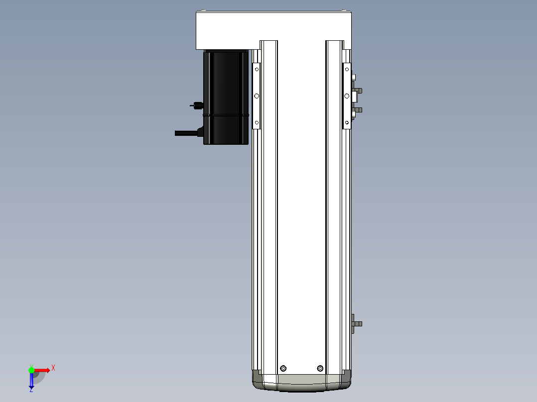 Toyo东佑达直线模组-ETH13-300-BL-200W+煞車俯视图