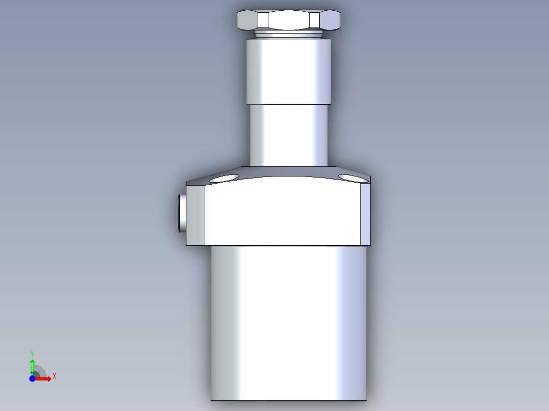 KOSMEKLHA0900-CL-Q20多系列多零件图纸模型前视图