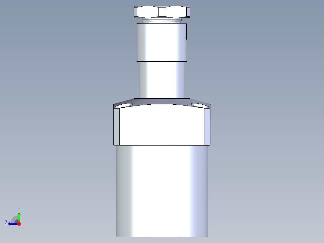 KOSMEKLHA0900-CL-Q20多系列多零件图纸模型右视图