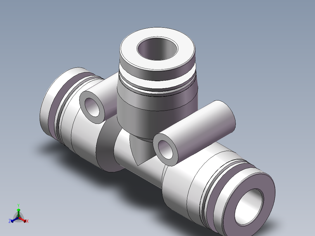 气动接头-T型三通APE6(6厘)