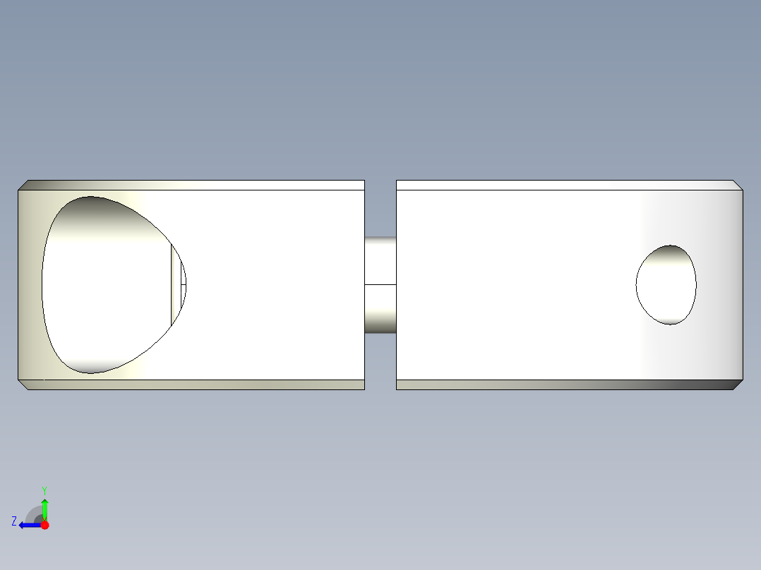 軸環2507-3D多系列多零件图纸模型右视图