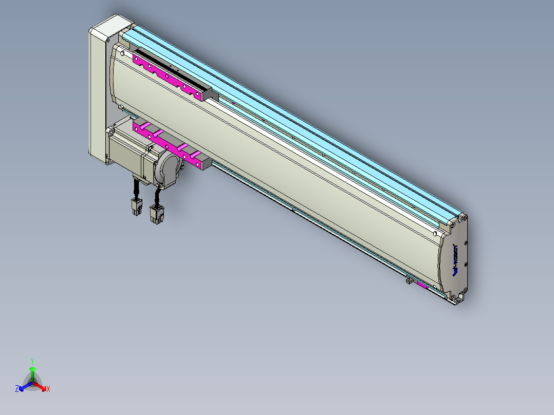 威洛博QF14-Lxx-C-S420-BL-ZP40-C3正等轴测图