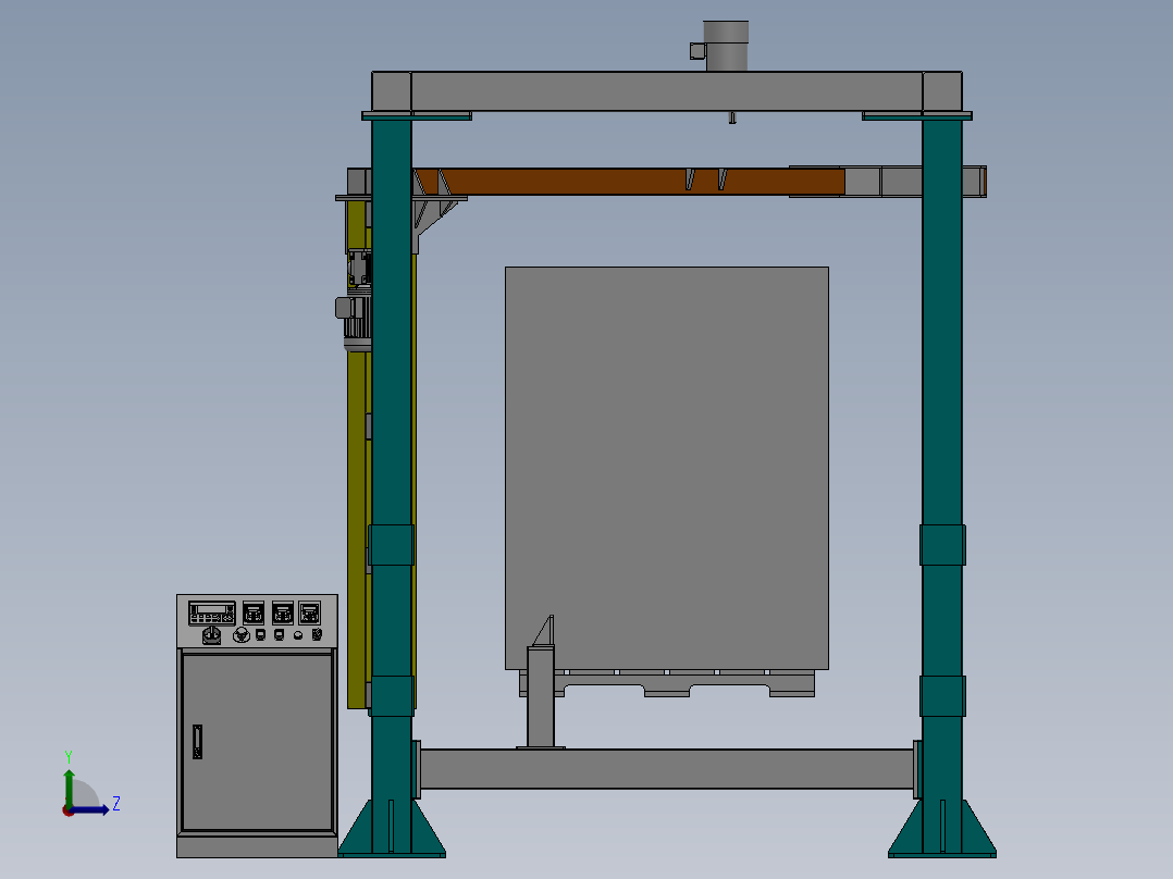 托盘缠膜机1230130左视图
