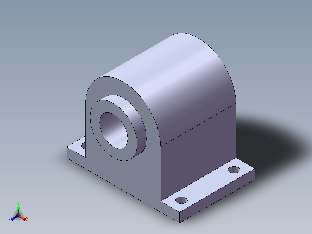 阵列(线性)1正等轴测图