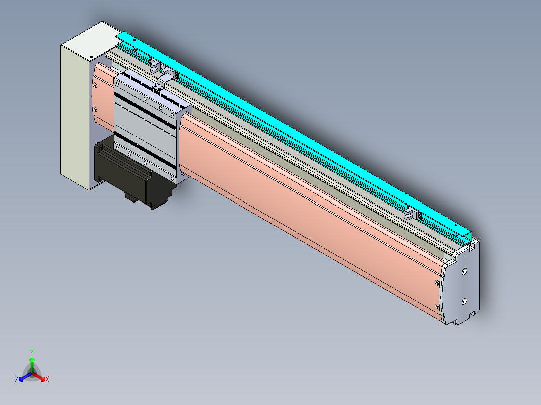 威洛博VF12-S450-BL正等轴测图