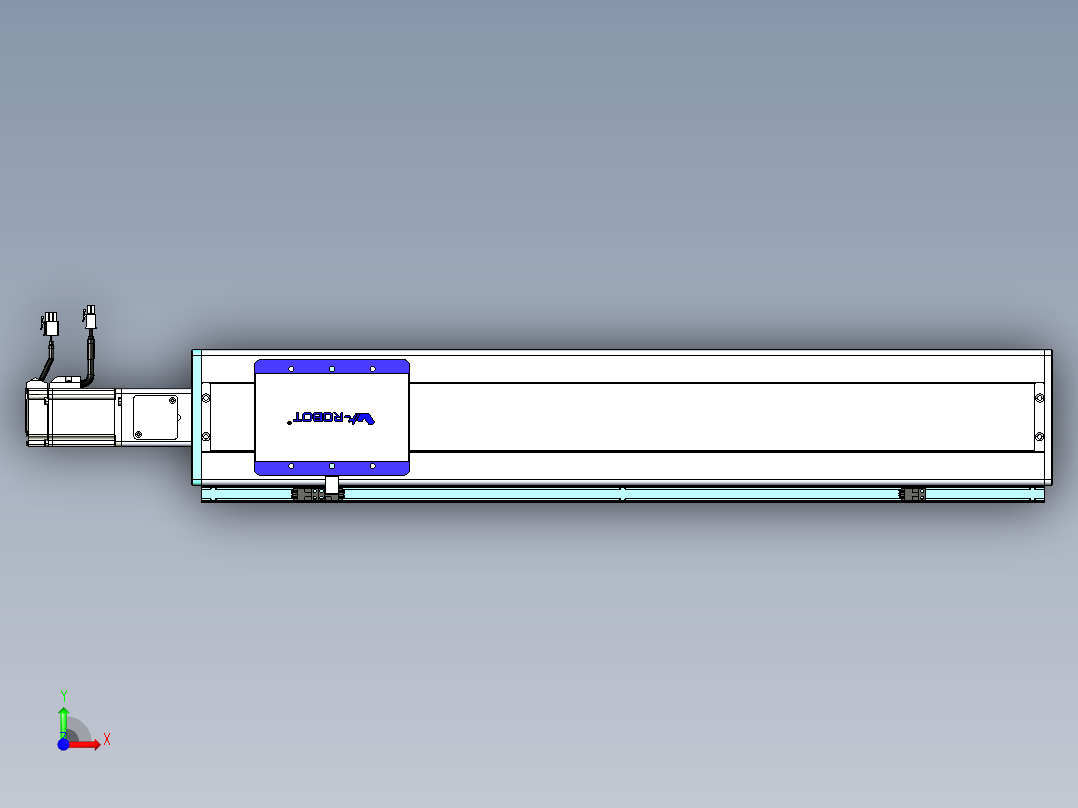 威洛博VC丝杆传动-无尘环境VC14-Lxx-C-S600-BC-ZP40-C3前视图