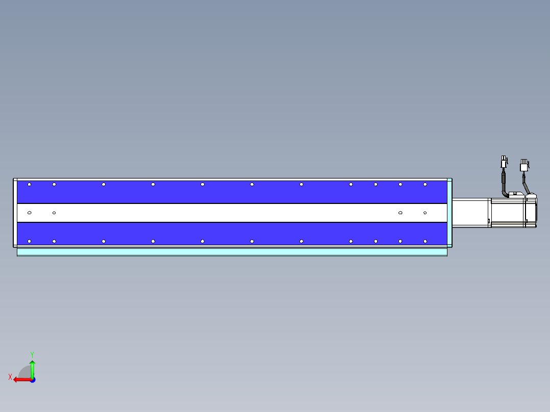 威洛博VC丝杆传动-无尘环境VC14-Lxx-C-S600-BC-ZP40-C3后视图