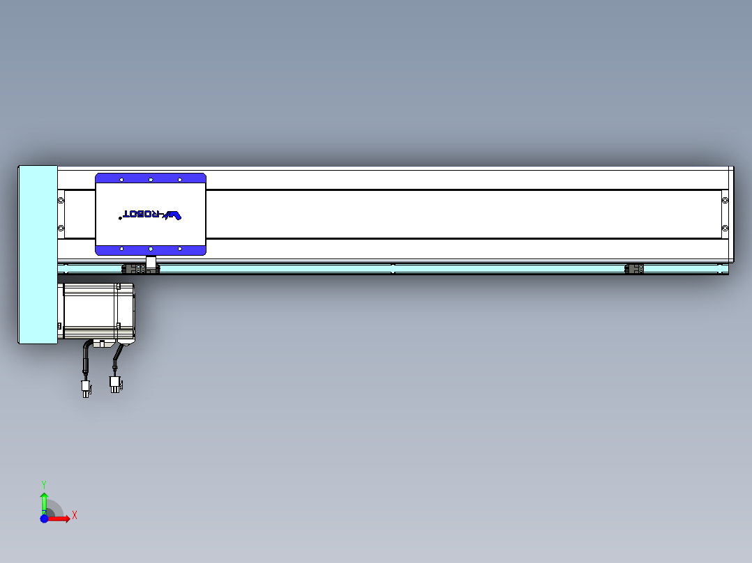 威洛博VC丝杆传动-无尘环境VC14-Lxx-C-S700-BL-ZP75-C3前视图