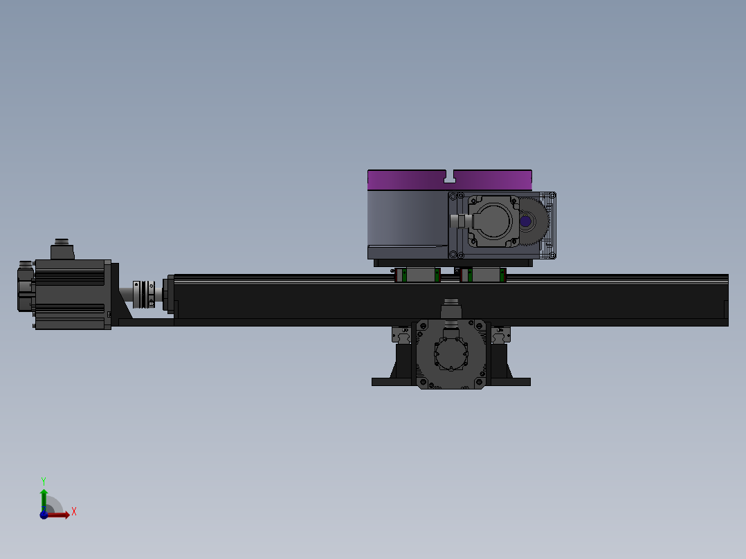 数控回转工作台前视图