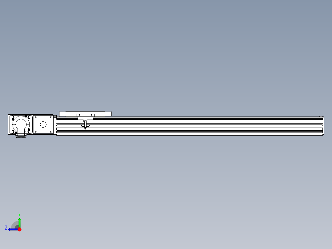 同步带全封闭直线模组TPA-HCB-120D-90-L650-ML-C-P40-N3右视图