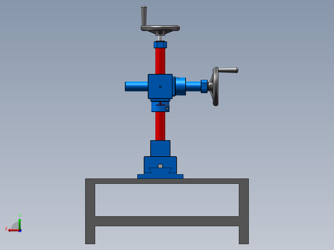 手摇机械折弯冲压机sw17可编辑后视图