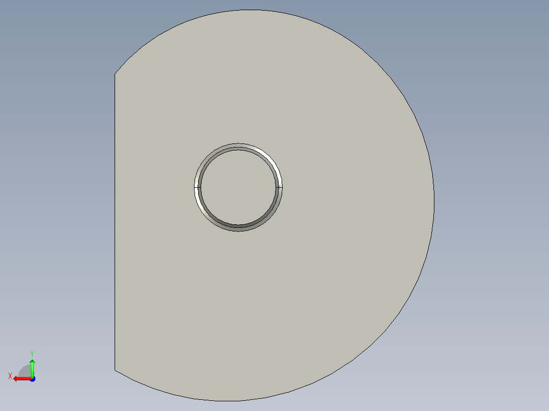 偏心夾具2341-3D多系列多零件图纸模型后视图