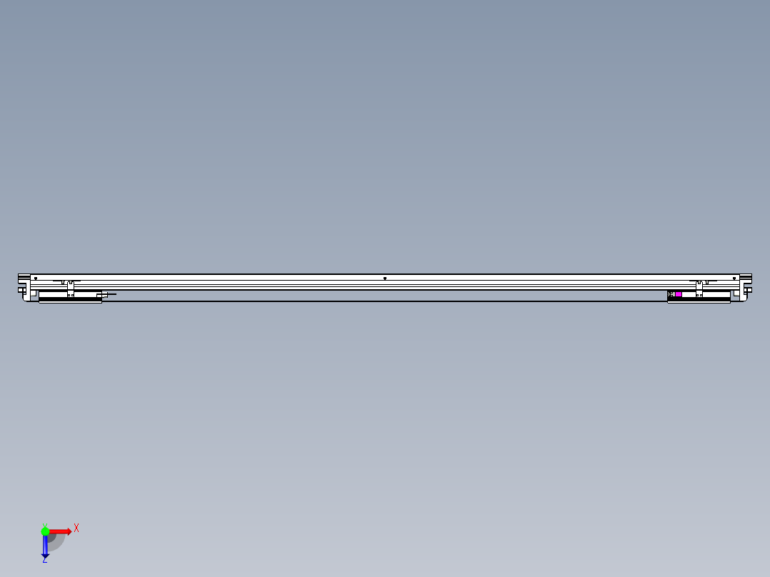 威洛博VL系列3d模型模组2VL14S2Y-S1600俯视图