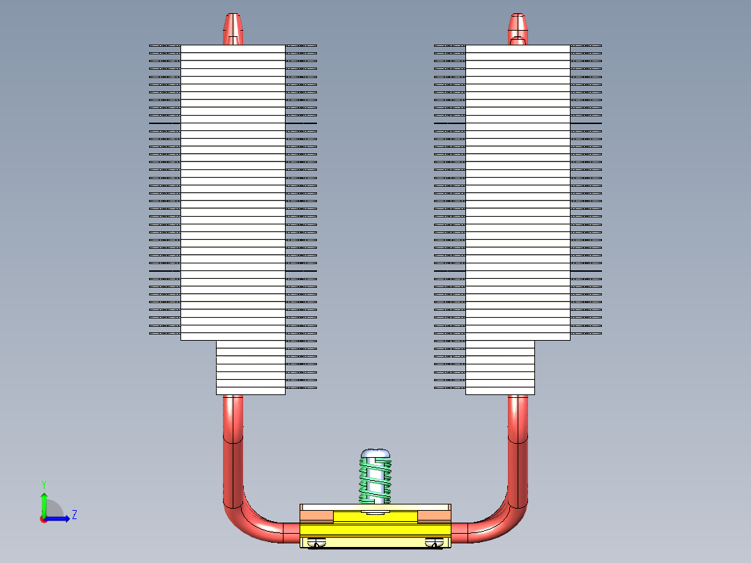 NOCTUA NH-D15 CPU冷却器左视图