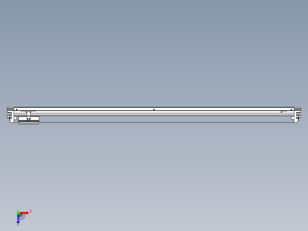 威洛博VL系列3d模型模组VL17E1Y-S1350俯视图