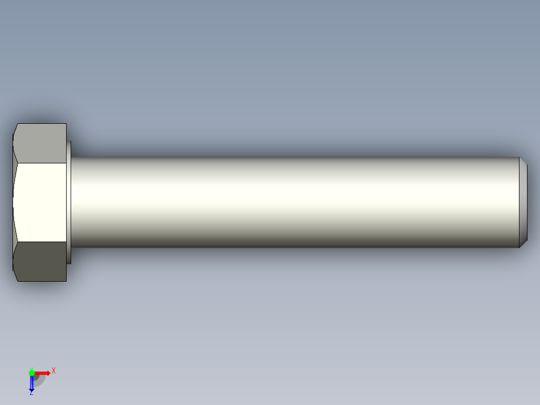 螺钉-DIN_931-M18x2.5x90_27.stp俯视图