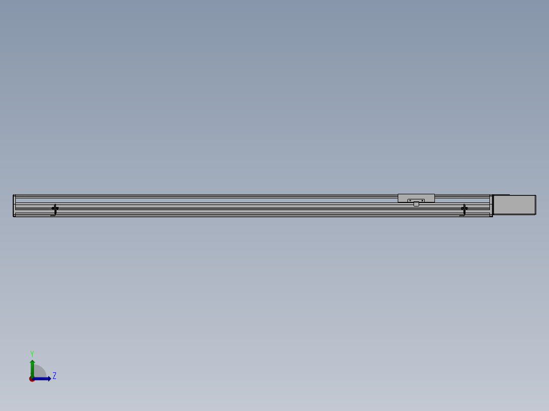 精密模组MT170-L125-1700-L-M75-C4左视图